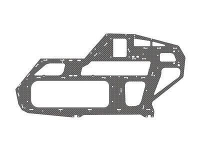 Left Sideframe, 1mm, Logo 700 XXtreme