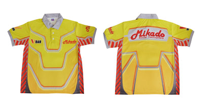 Mikado/LOGO T-Shirt yellow/orange/red, Extra Small (XS)