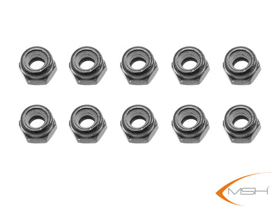 MSH M2.5 Nylon nut (10)
