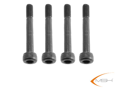 MSH M3 x 23 6mm threaded Socket head cap screw (4)