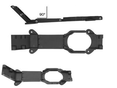 FBL Lower Plate Carbon 500 (90 Degree Main Shaft)