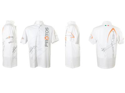 MSH WHITE PRINTED POLO (S)