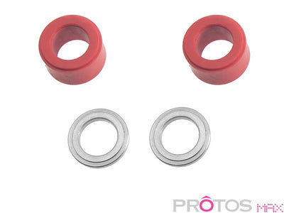Protos MAX 700 Head Dampeners 3D (Red)