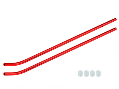 Aluminum Landing Skids (RED)(For MICROHELI Landing Gear - BLADE 230S) : MH-23V2106CL