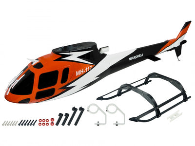 Airbrush Fiberglass AS350 Scale /W Landing Gear - BLADE 450X/330X/330S : MH-330X-SA32