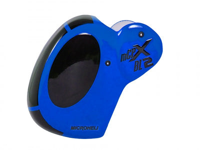 Airbrush Fiberglass Dragonfly Canopy (BB) - BLADE MCPX BL2 ; MH-MBL2080DBB