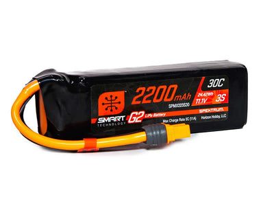 2200mAh 3S 11.1V SMART G2 30C IC3 : SPMX223S30