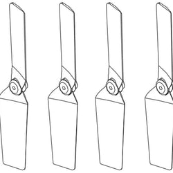 Tail Blade Set Black (4) - OMP M1 : OSHM1015