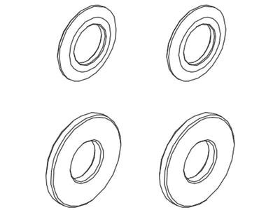 Main Blade Gasket Set (4) - OMP M1 : OSHM1022