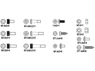 Screw Kit Set - OMP M1 : OSHM1023