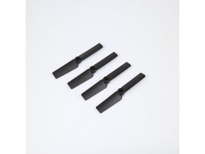 Tail Blade Set Black (4) - OMP M1 : OSHM1015