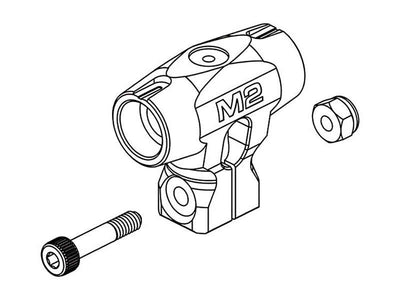 OMPHOBBY M2 Metal main Rotor Housing Set : OSHM2001