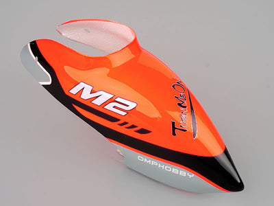 OMPHOBBY M2 V2 Canopy Set - Charm Orange : OSHM2040