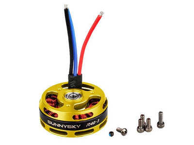 OMPHOBBY M2 V2 Main Motor - Racing Yellow : OSHM2063