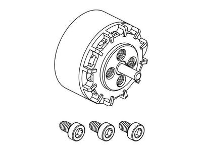 OMPHOBBY M2 Tail Motor - Racing Yellow : OSHM2065