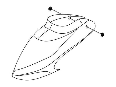 OMPHOBBY M2 Explore Canopy - Yellow : OSHM2102