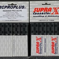 Supra-X PRO 6mm (8M, 8F, Black Housing, ORG Cap)