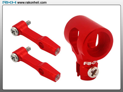 Rakonheli CNC AL DFC Center Hub Set (Red) - Blade mCPXBL