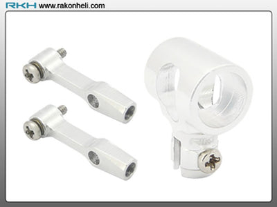 Rakonheli CNC AL DFC Center Hub Set (Silver) - Blade mCPXBL