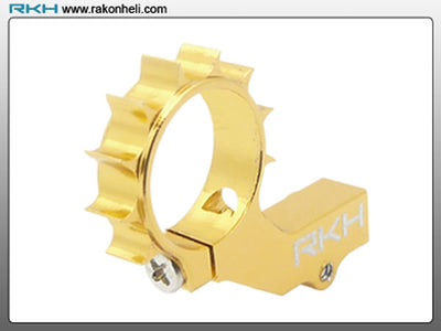 Rakonheli CNC AL 8mm Tail Motor Mount Set (Gold) - mCPXBL