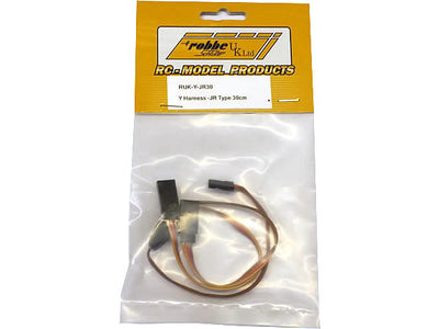 JR Straight Y Lead - 300mm