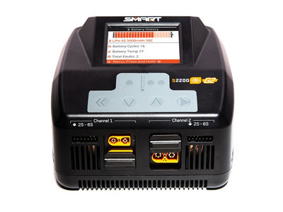 Spektrum S2200 Smart G2 AC Charger 2x200W : SPMXC2010I