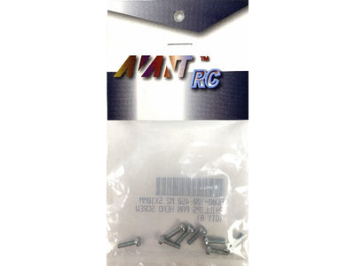 M2.5 x 10mm Phillips Pan Head zinc plated screws (8)