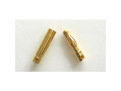 4.0mm Gold Connector (Pair) (10 Pack)