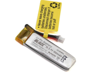 150mAh 1S 3.7V 45C LiPo Battery: Blade 70 S