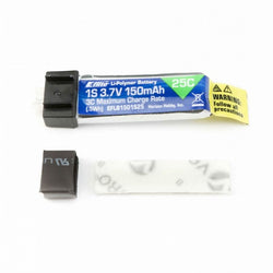 150mAh 1S 3.7V 25C LiPo Battery EFLB1501S25