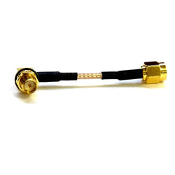 5cm RPSMA Plug to Right Angle RPSMA Jack Cable FPV-004