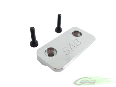 Aluminum CNC Battery Tray Stop - Goblin 630/700/770 : H0150-S