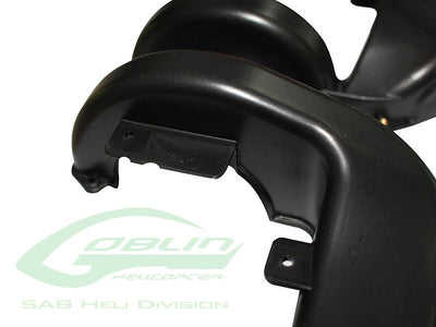 Plastic Fan Case Set - Goblin Black Nitro : H0662-S