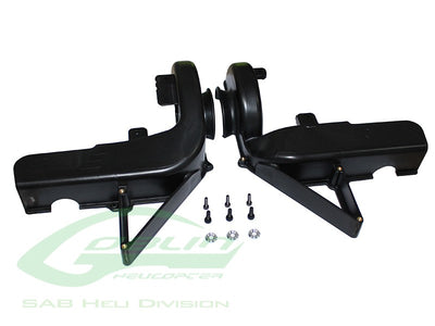 Plastic Fan Case Set - Goblin Black Nitro : H0662-S