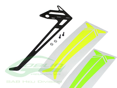 Carbon Fiber Vertical Fin - Goblin Black Nitro/Thunder