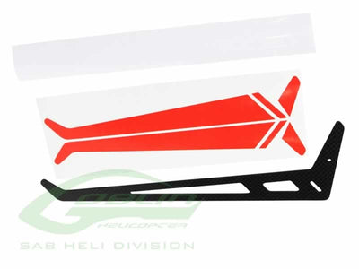 Carbon Fibre Tail Fin - Goblin Thunder (H0868-S)