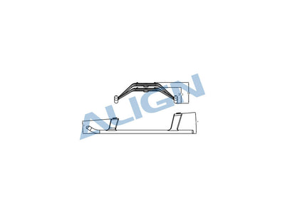 Align T-Rex 470L Landing Skid - White : H47F001XXT