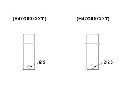 Align T-Rex 470L M2.5 One-way Bearing Shaft : H47G007XXT