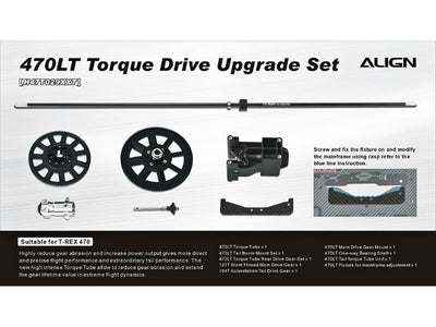 Align T-Rex 470LT Torque Drive Upgrade Set : H47T029XXT