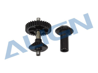 M0.7 Torque Tube Front Drive Gear Set/34T - T-Rex 500XT