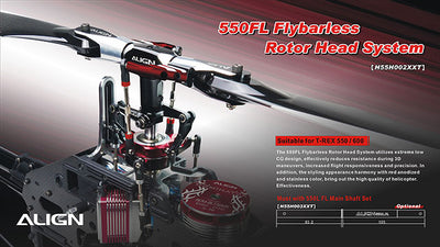 Align T-Rex 550FL Flybarless Rotor Head System : H55H002XXT