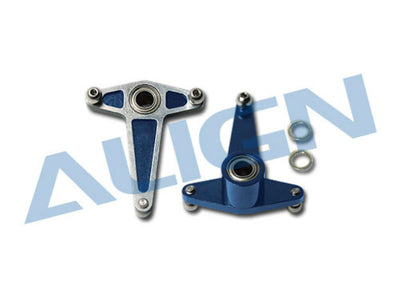 Metal Aileron Lever (Pair) - Blue (TREX 600)