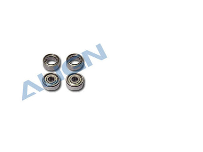 Bearing 2pcs 4x7x2.5mm, 2pcs 3x10x4mm
