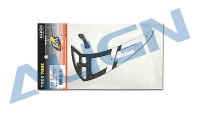 Align Trex 700E PRO Carbon Fibre Vertical Stabilizer - White : H70T007XXT