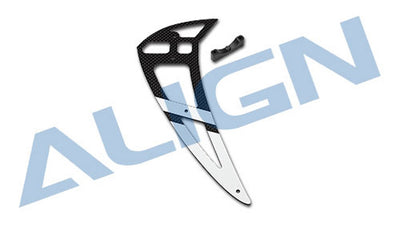 Align Trex 700E PRO Carbon Fibre Vertical Stabilizer - White : H70T007XXT
