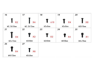 Align G800 Gimbal Hardware Bag : H80Z003XXT