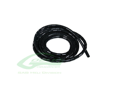 SAB Plastic Cable Wrap Protector ID4mm OD5mm 1000mm : HA056-S