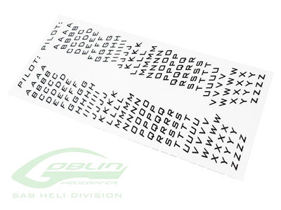 HA070-S - Letter Sticker