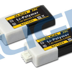 Align 2S1P 7.4V 300mAh/30C - T-Rex 150 (2) : HBP03001T