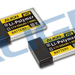 Align 1S1P 3.7V 530mAh/20C Lipo (M424 Quad)